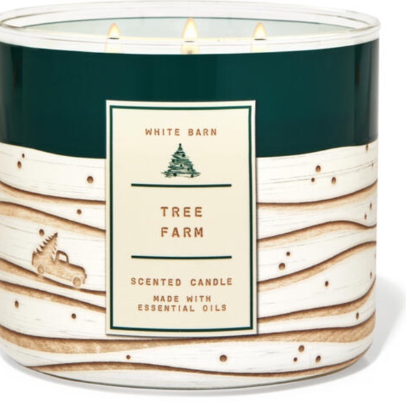 Bath & Body Works Accents Tree Farm 3 Wick Candle Poshmark